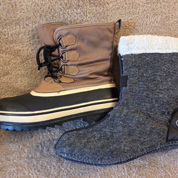 Men’s Winter Snow Boots, Removable Liner, US 9 - Picture 6 of 9